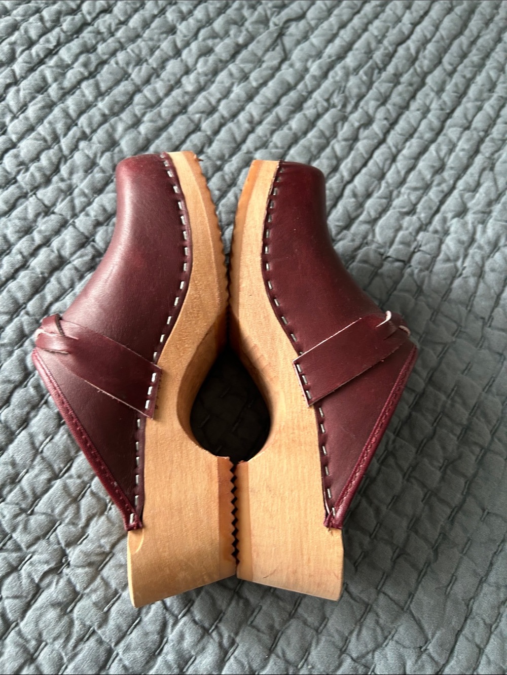 Trolls by Samhall Swedish Clogs Burgundy size 37 - Picture 3 of 7